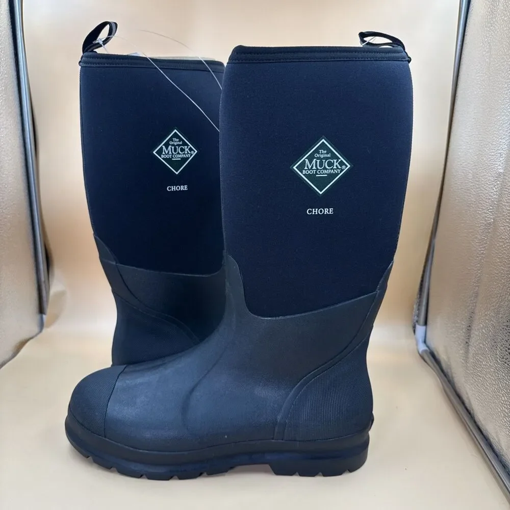 The Original Muck Boot Company Chore Mid Calf Black Soft Toe Muck Boots Men’s 13